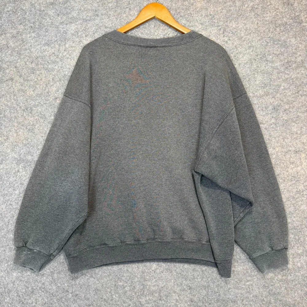 Vintage Nike Fleece Sweatshirt Men Large Classic Relaxed Fit Swoosh Made USA 90s